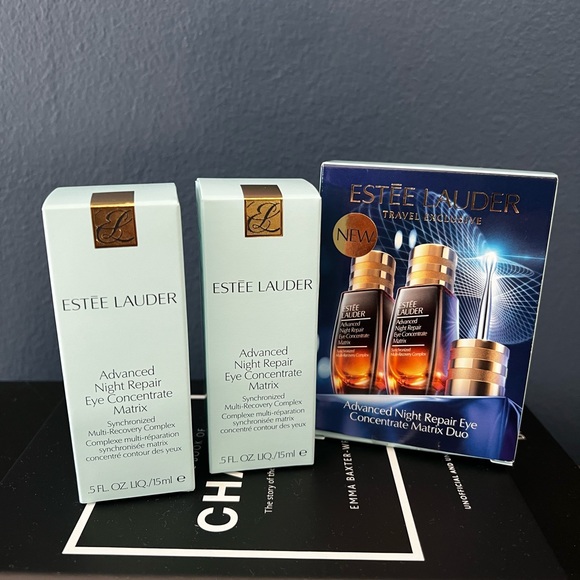 Advanced Night Repair Eye Concentrate Matrix Duo (2) 5ml bottles NIB - Picture 5 of 7